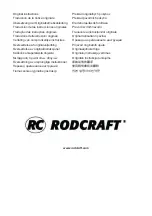 Preview for 14 page of RODCRAFT RH216 Operator'S Manual