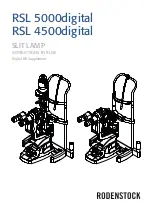 Rodenstock RSL 4500digital Instructions For Use Manual preview