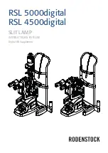 Preview for 1 page of Rodenstock RSL 4500digital Instructions For Use Manual