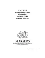 Rodgers A648 Owner'S Manual предпросмотр