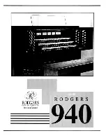 Предварительный просмотр 1 страницы Rodgers OXFORD 940 Manual