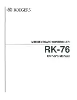 Rodgers RK-76 Owner'S Manual preview