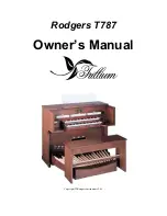 Rodgers Trillium T787 Owner'S Manual предпросмотр