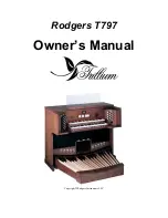 Rodgers Trillium T797 Owner'S Manual preview