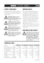 Предварительный просмотр 15 страницы Rodia 2515RS Operating Manual