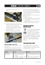 Preview for 19 page of Rodia 2515RS Operating Manual