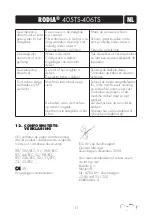 Preview for 11 page of Rodia 405TS Operating Manual