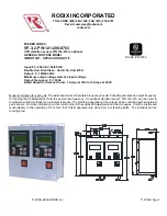 Предварительный просмотр 1 страницы Rodix 121-200-0763 Manual