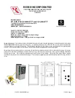 Preview for 1 page of Rodix 121-200-0777 Manual