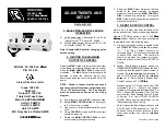 Preview for 1 page of Rodix FC-100-PLC Plus Adjustments And Set Up