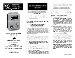 Rodix FC-40 Plus Series Adjustments And Set Up предпросмотр