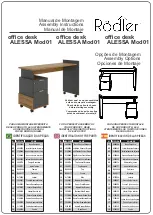 Предварительный просмотр 1 страницы Rodler ALESSA Mod01 Assembly Instructions Manual