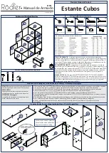 Preview for 1 page of Rodler Estante Cubos Quick Start Manual