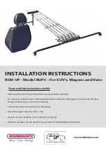 Preview for 1 page of RODMOUNTS ROD-UP RUPC Installation Instructions Manual