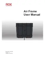 Preview for 1 page of ROE Air Frame User Manual