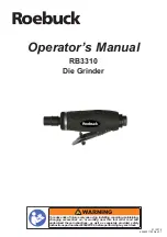 Roebuck RB3310 Operator'S Manual preview