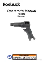 Preview for 1 page of Roebuck RB3340 Operator'S Manual