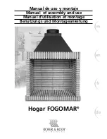 Rofer & Rodi Hogar FOGOMAR Assembly And Use Manual предпросмотр