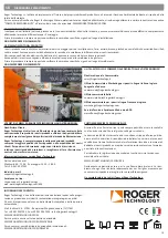 Preview for 15 page of Roger Technology Agilik AG/004 Instruction And Warnings For The Installer