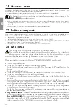 Предварительный просмотр 90 страницы Roger Technology B70/1DC Instruction And Warnings For The Installer