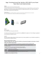 Preview for 5 page of Roger Technology B70-2DCHP Quick Start Manual