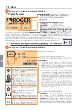 Предварительный просмотр 120 страницы Roger Technology B71/PBX Instruction And Warnings For The Installer