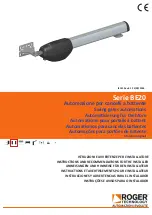 Preview for 1 page of Roger Technology BE20 Series Instructions And Recommendations For The Installer