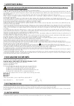 Preview for 5 page of Roger Technology BI/001PC Instruction And Warnings For The Installer