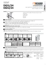 Предварительный просмотр 5 страницы Roger Technology DLD1/24 Manual