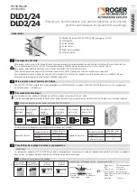 Предварительный просмотр 13 страницы Roger Technology DLD1/24 Manual