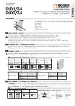 Предварительный просмотр 17 страницы Roger Technology DLD1/24 Manual