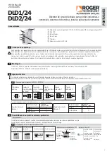 Предварительный просмотр 21 страницы Roger Technology DLD1/24 Manual