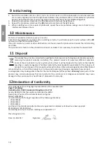 Preview for 10 page of Roger Technology G90/F4ESI Instruction And Warnings For The Installer