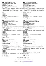 Preview for 34 page of Roger Technology H70/100AC Instructions And Recomendations For The Installer