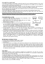 Preview for 11 page of Roger Technology H70/101AC Instructions And Recomendations For The Installer