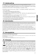 Предварительный просмотр 109 страницы Roger Technology H70/200AC Instruction And Warnings For The Installer