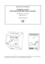 Preview for 1 page of Roger PR102DR Installation Manual