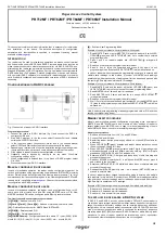 Preview for 1 page of Roger PRT12MF Installation Manual