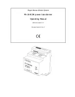 Roger PS-10ACDR Operating Manual preview