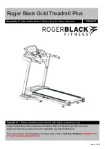 Предварительный просмотр 1 страницы Rogerblack Fitness 330/4947 Assembly & User Instructions