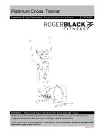 Rogerblack Platinum Cross Trainer Assembly & User Instructions preview