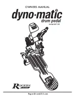 Rogers Dyno-Matic RP100 Owner'S Manual preview