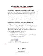 Предварительный просмотр 1 страницы Rogers Imagine 351T Quick Start Manual