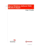 Preview for 1 page of Rogers Sierra Wireless AirCard 763S User Manual