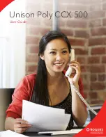 Rogers Unison Poly CCX 500 User Manual preview