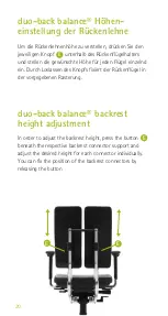 Preview for 20 page of ROHDE & GRAHL Duo-Back Balance Operating Instructions Manual