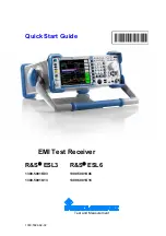 Preview for 1 page of Rohde & Schwarz 1300.5001K03 Quick Start Manual