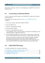 Preview for 61 page of Rohde & Schwarz 1307.9002K03 Quick Start Manual