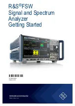 Rohde & Schwarz 1312.8000K08 Getting Started preview