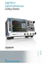 Rohde & Schwarz 1316.1000K02 Getting Started preview